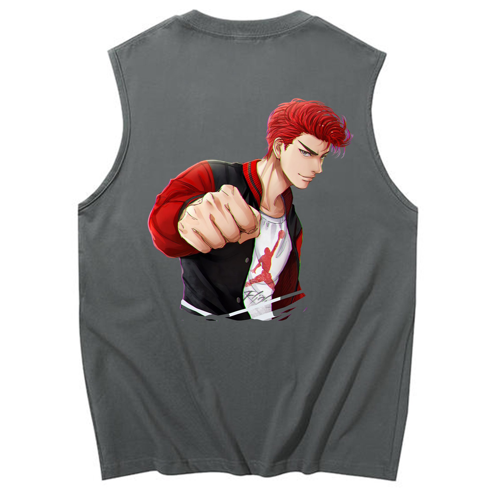 （画像用） SLAM DUNK／スラムダンク コットン100％タンクトップ（背面プリント）